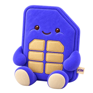 The PikoeSIM eSIM mascot, ready to help